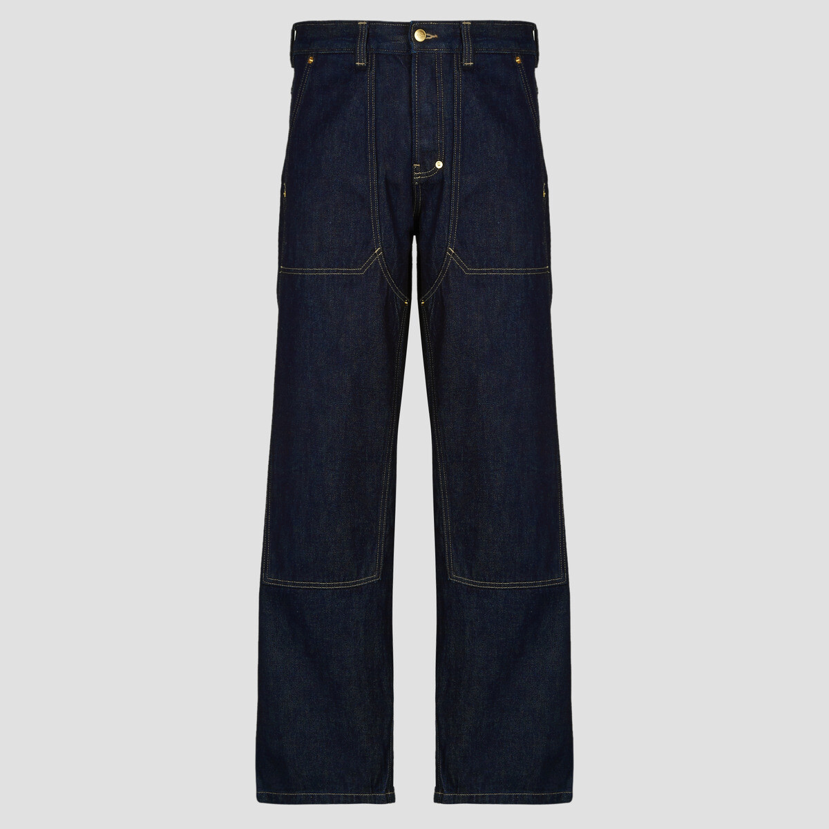 Dickies  SELVEDGE DOUBLE KNEE DENIM RAW  Modrá