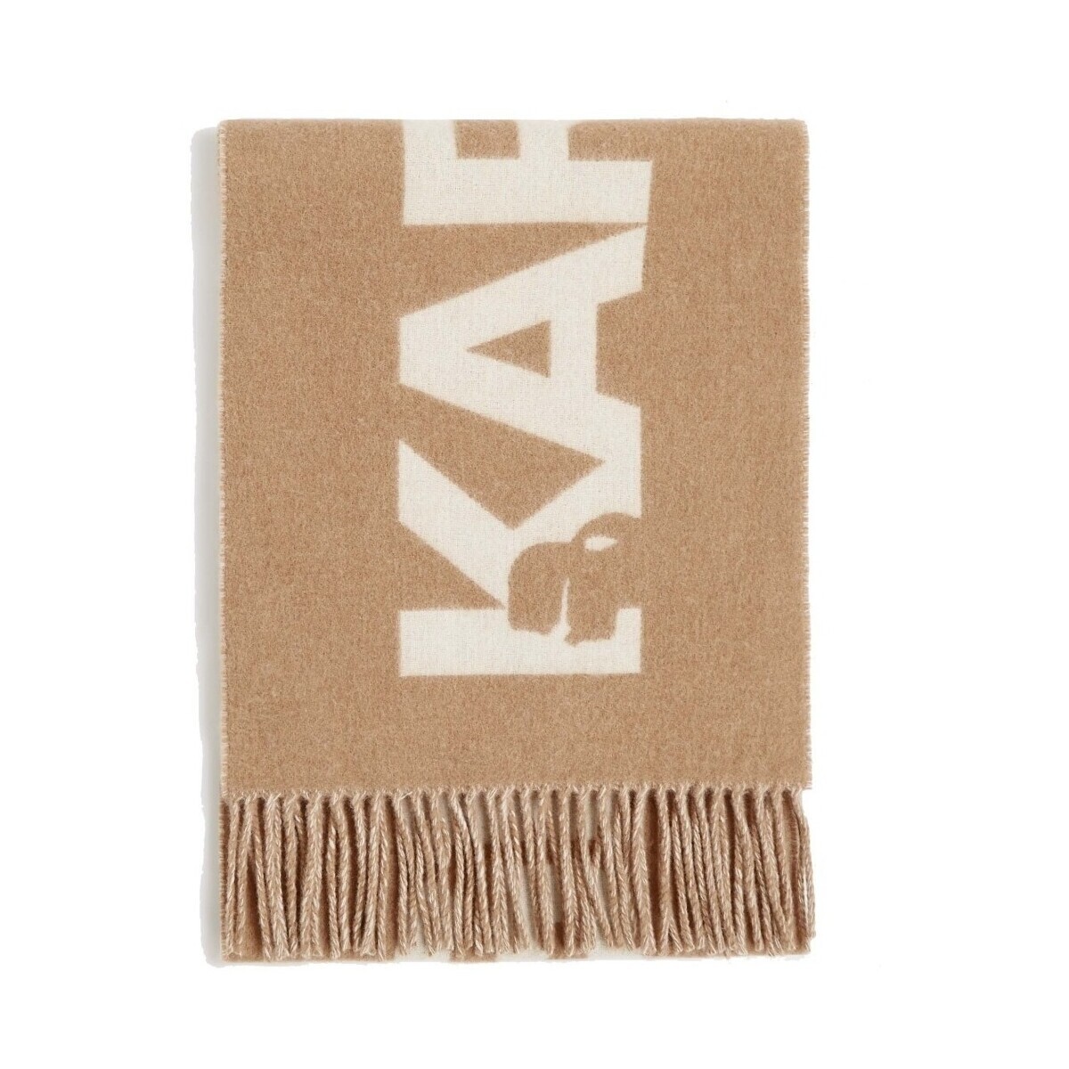Karl Lagerfeld  K ESSENTIAL JKRD WOVEN SCARF  Hnědá