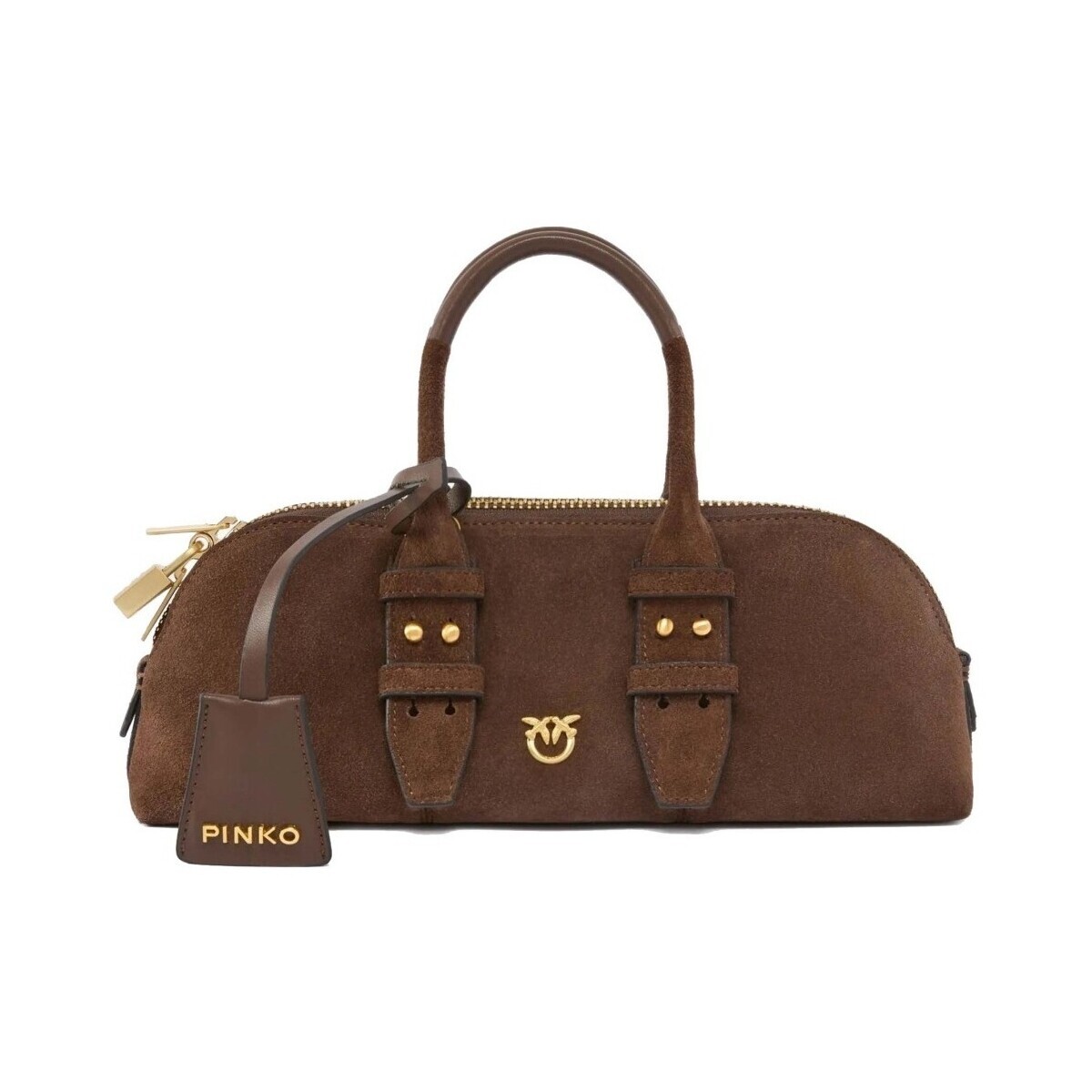 Pinko  BOWLING BAG BAGUETTE SU  Hnědá