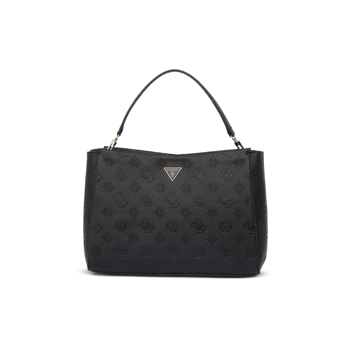 Guess  BLO TISHA LARGE SATCHEL  Černá