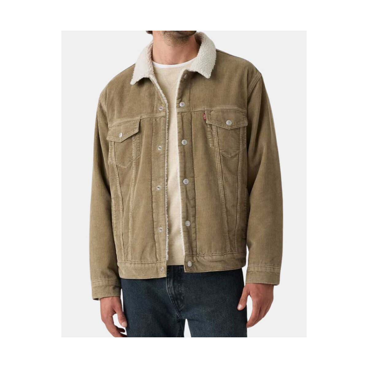 Levis  A5784 0022 RELAXED FIT SHERPA TRKR  Hnědá