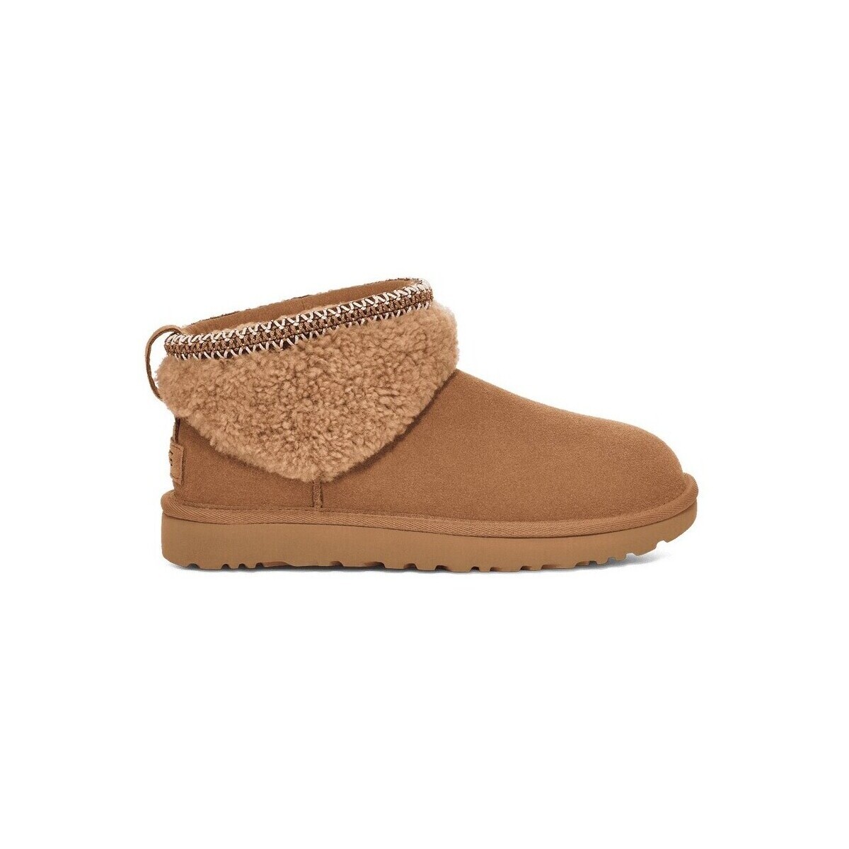 UGG  Classic Ultra Mini Maxi Curly  Hnědá