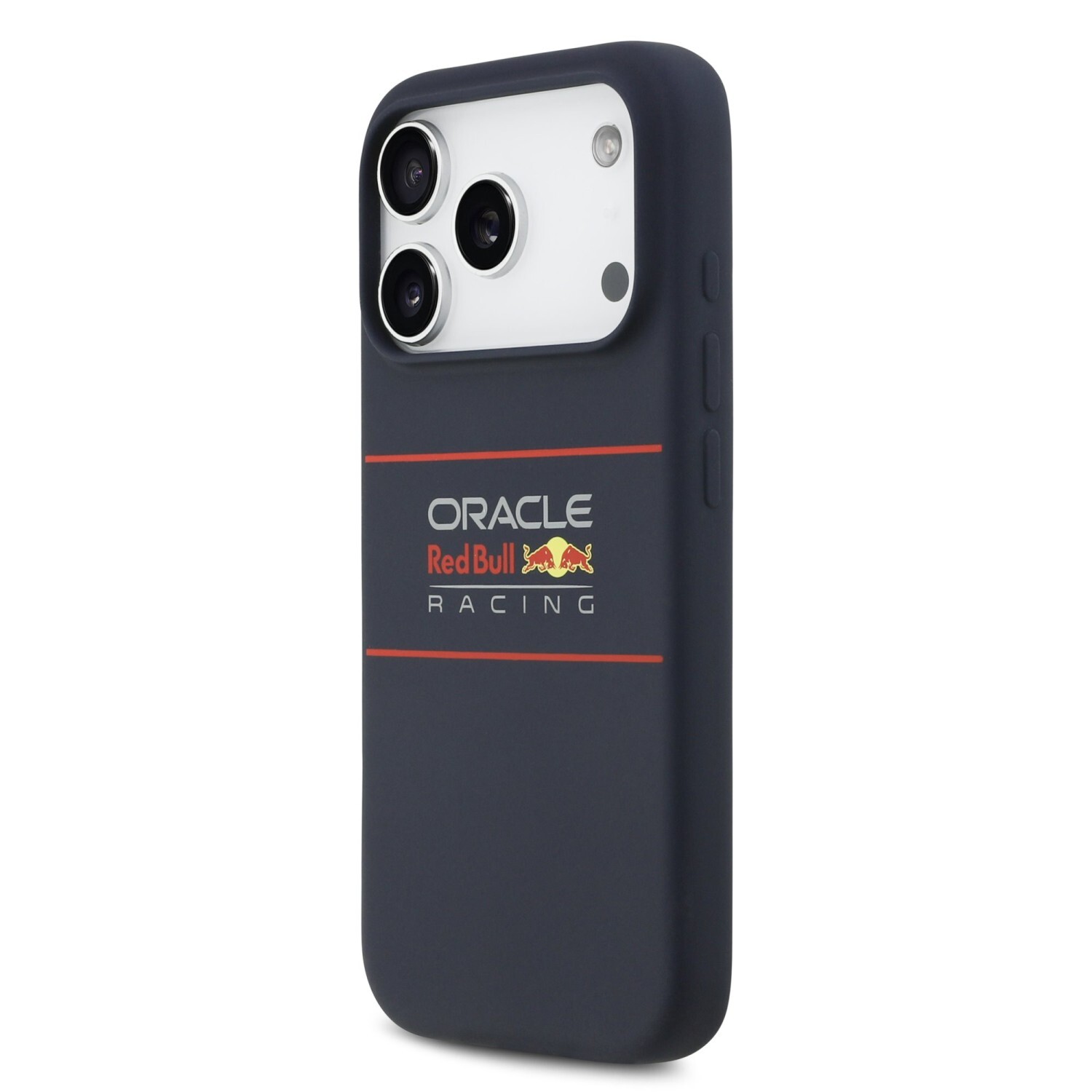 Zadní kryt Red Bull Silicone Horizontal Logo MagSafe pro Apple iPhone 17 Pro, navy