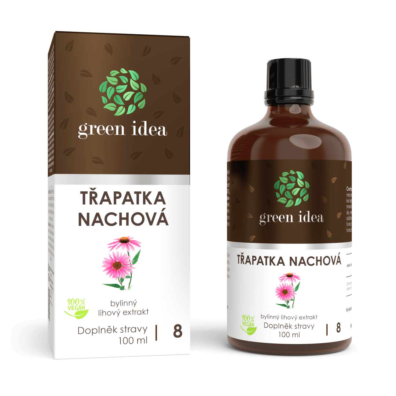 Echinacea tinktura - kapky 100 ml - Green idea