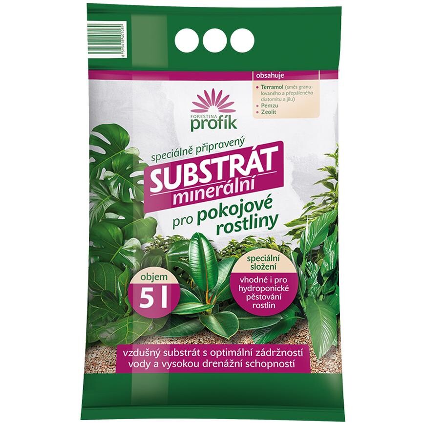 Profík minerální substrát pro pokojové rostliny 5 l