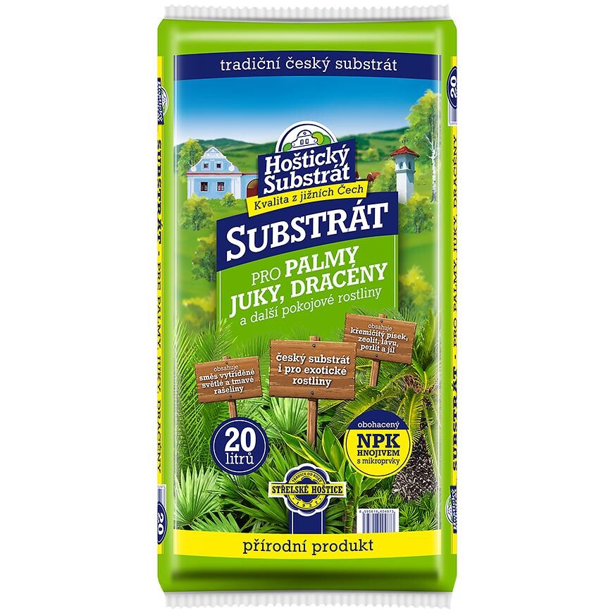 Hoštický substrát palmy, juky a draceny 20 l