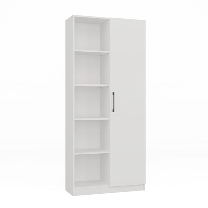 Regál 80 cm dveře bílá