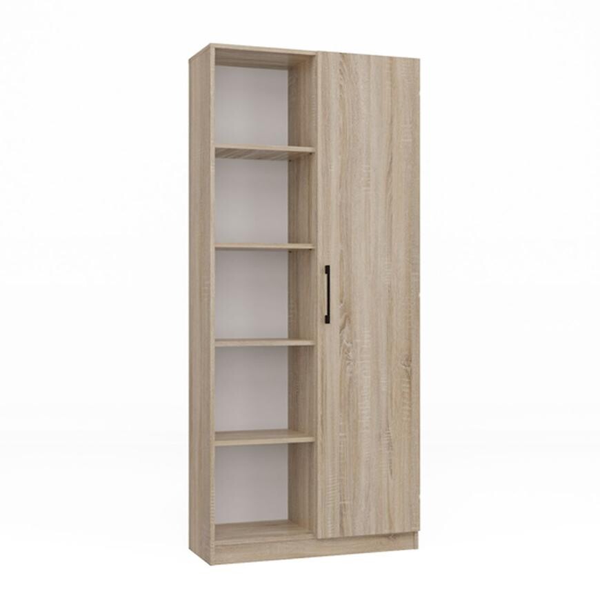 Regál 80 cm dveře sonoma