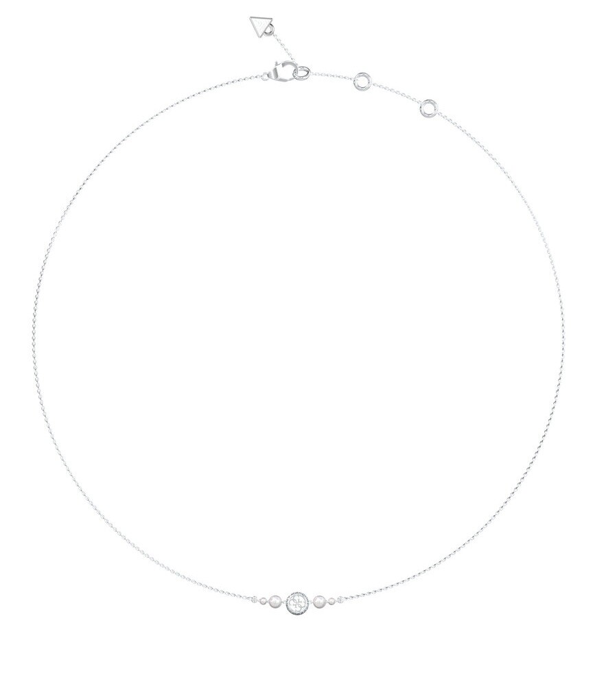 Guess Elegantní ocelový náhrdelník Tiny Pearly JUBN05519JWRHT/U