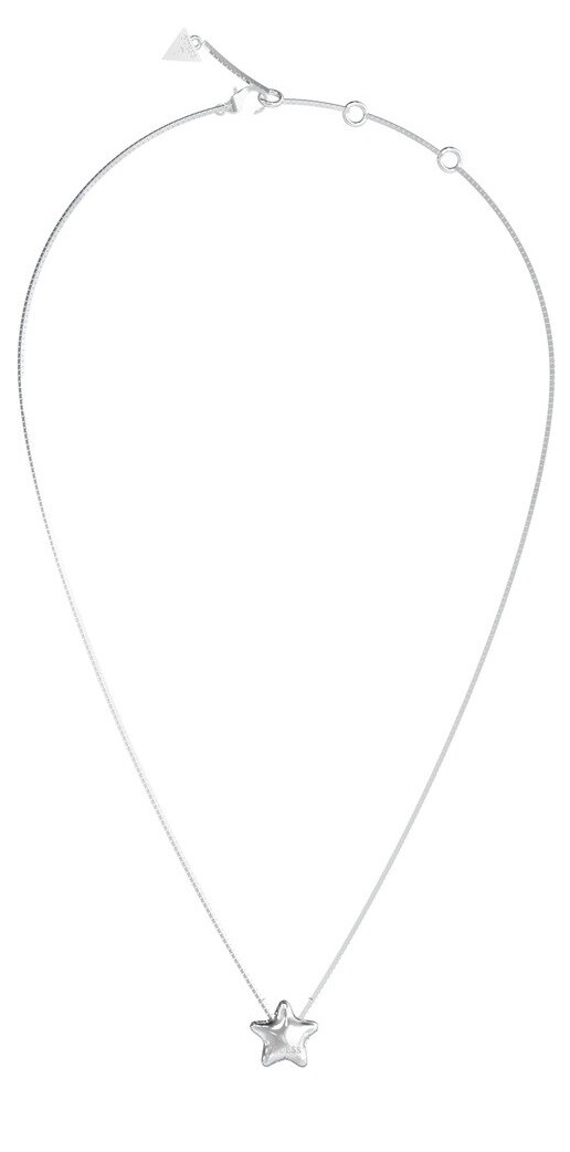 Guess Hravý ocelový náhrdelník Hvězda Iconique JUBN05545JWRHT/U