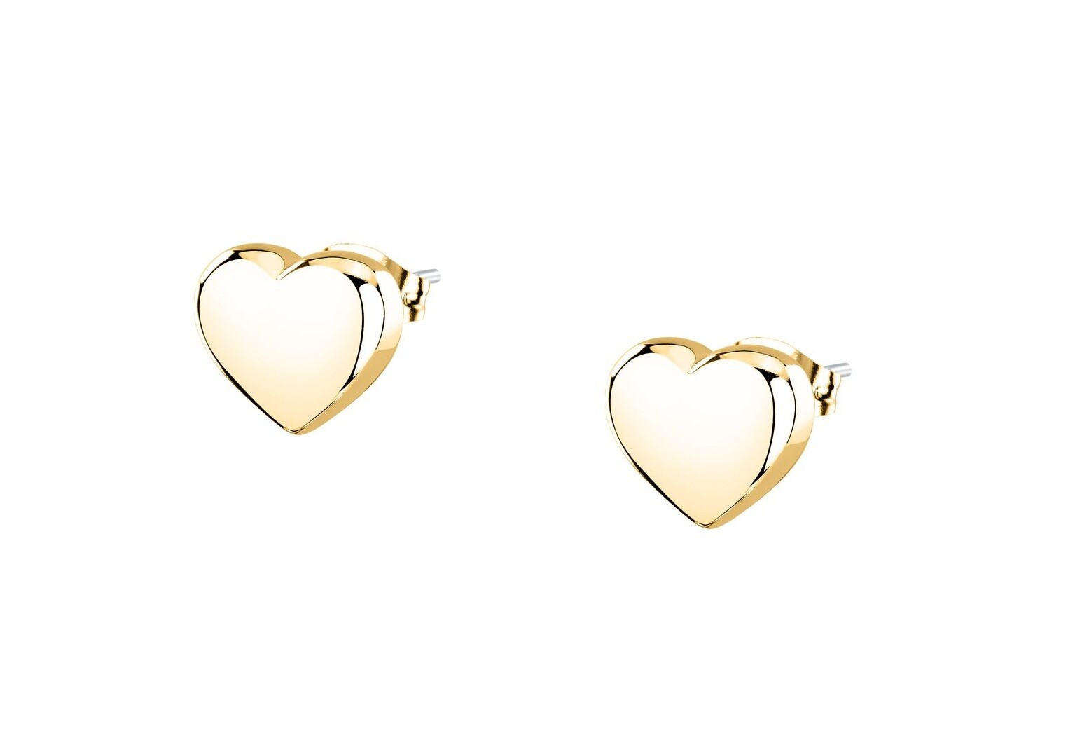 Morellato Pozlacené náušnice Srdíčka Intrecci SAZC16