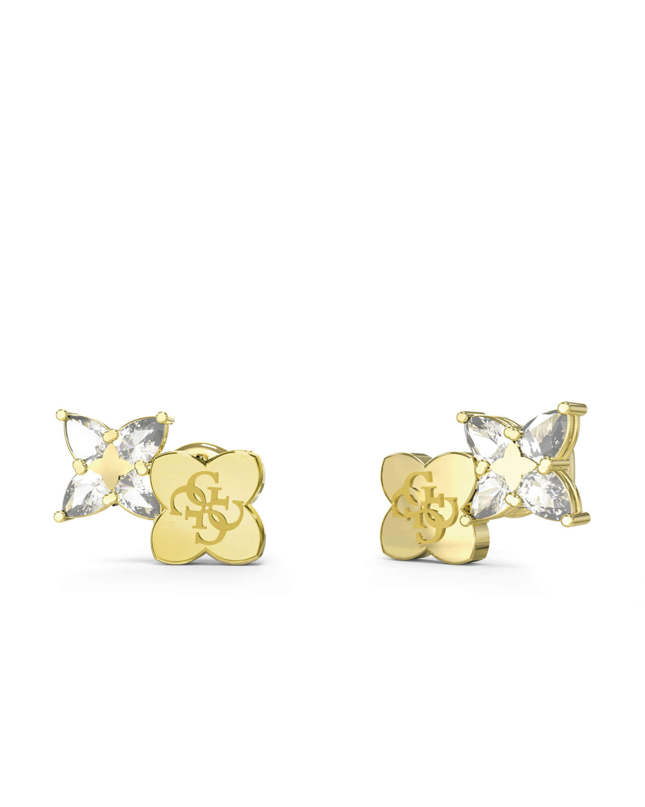 Guess Fashion pozlacené náušnice Wild Flower JUBE05511JWYGT/U