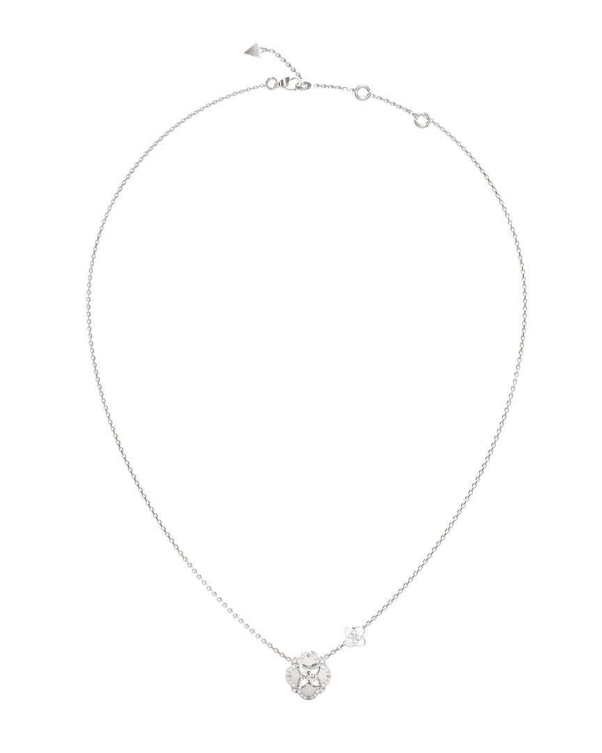 Guess Něžný ocelový náhrdelník Wild Flower JUBN05502JWRHT/U