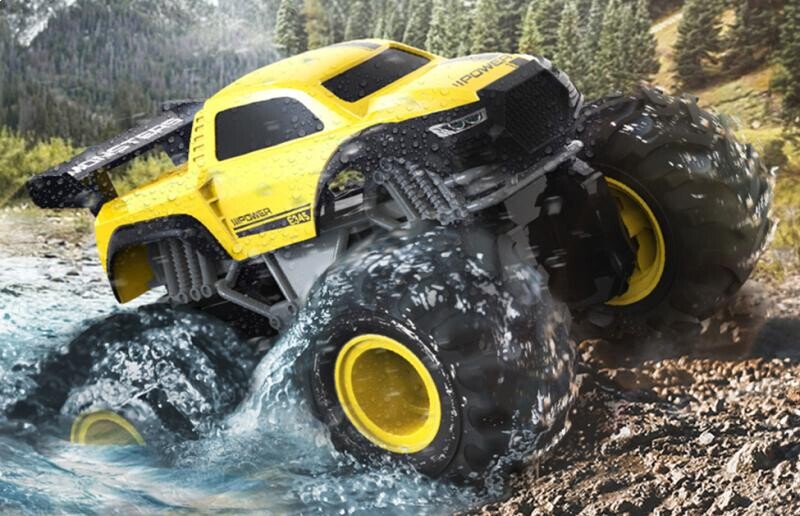 IQ models RC obojživelník Monster Truck - žlutá
