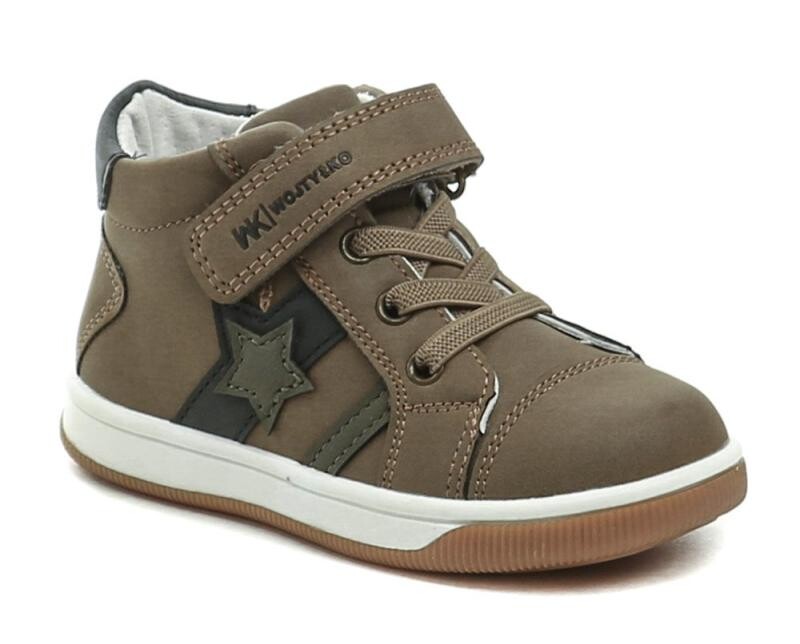 Wojtylko 1T26083 khaki chlapecké polobotky