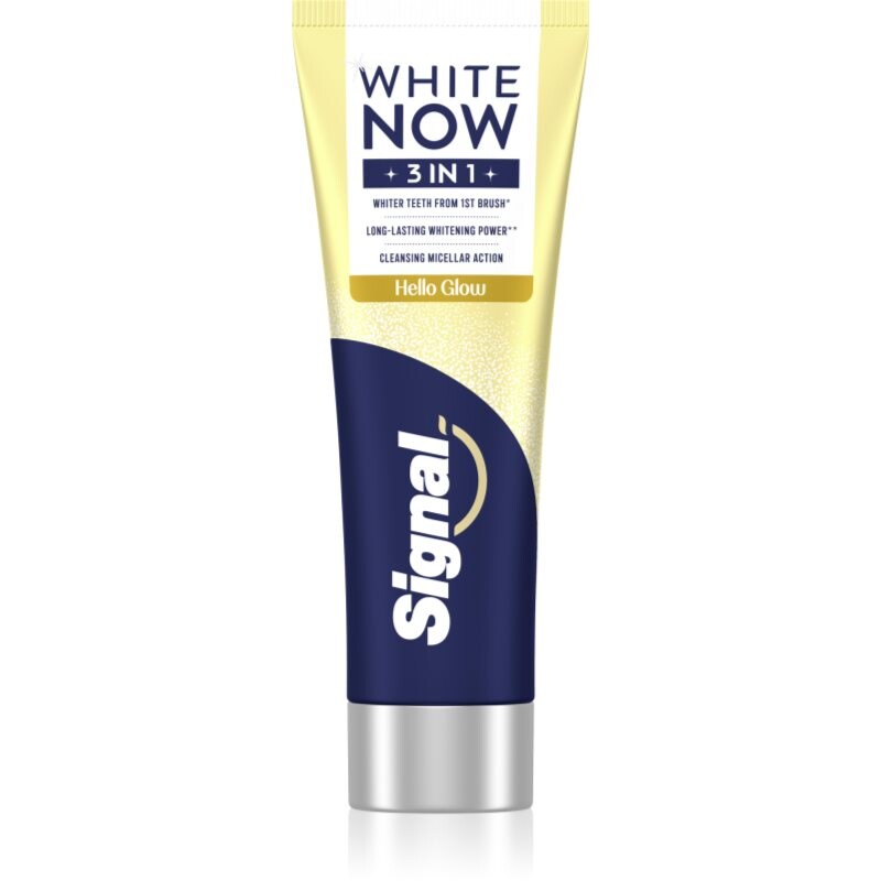 Signal White Now 3-in-1 bělicí zubní pasta Hello Glow 75 ml