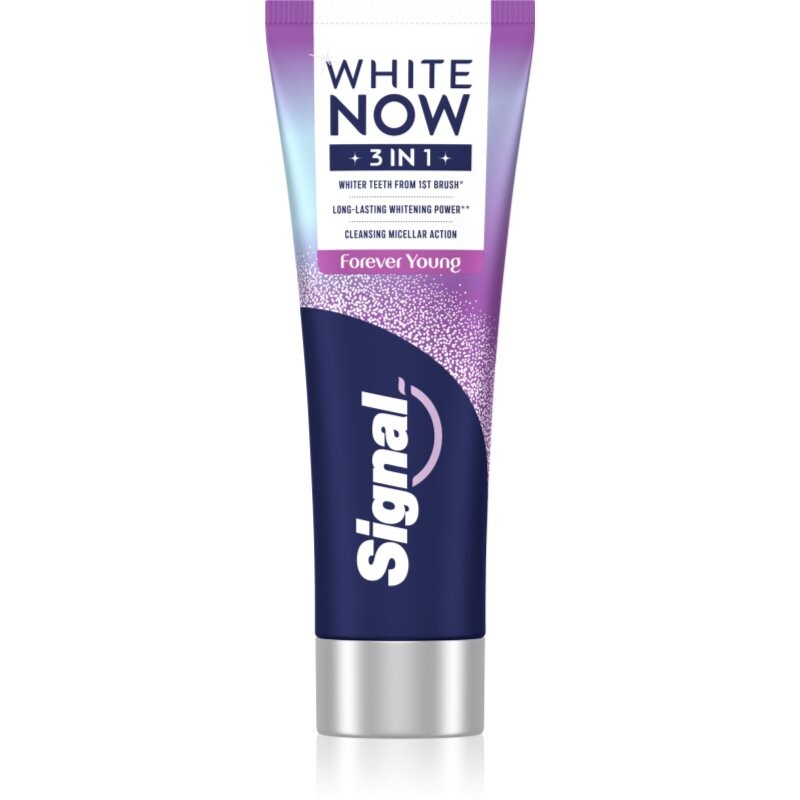 Signal White Now 3-in-1 bělicí zubní pasta Forever Young 75 ml
