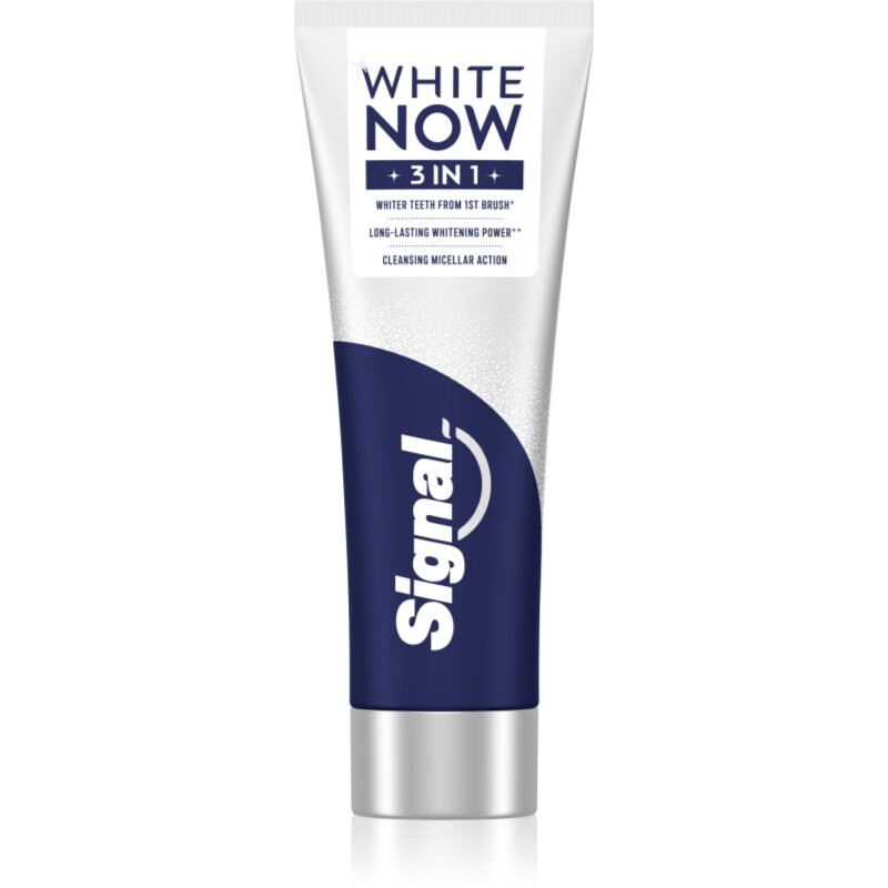 Signal White Now 3-in-1 bělicí zubní pasta Original 75 ml