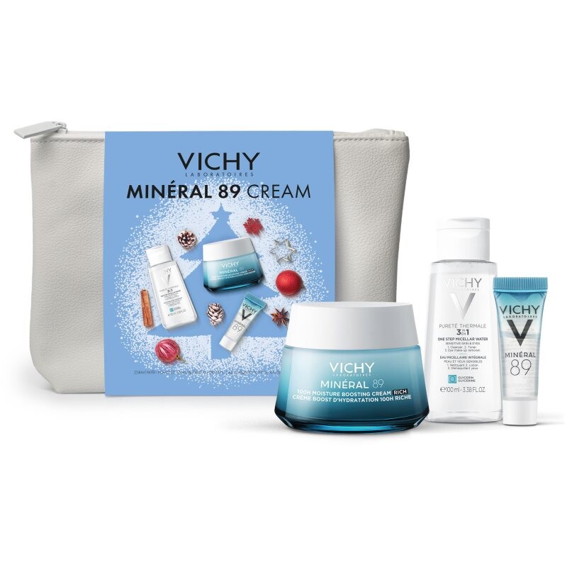 Vichy Minéral 89 Set vánoční dárková sada pro intenzivní hydrataci