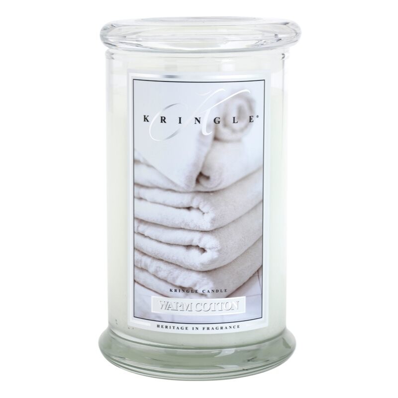 Kringle Candle Warm Cotton vonná svíčka 624 g