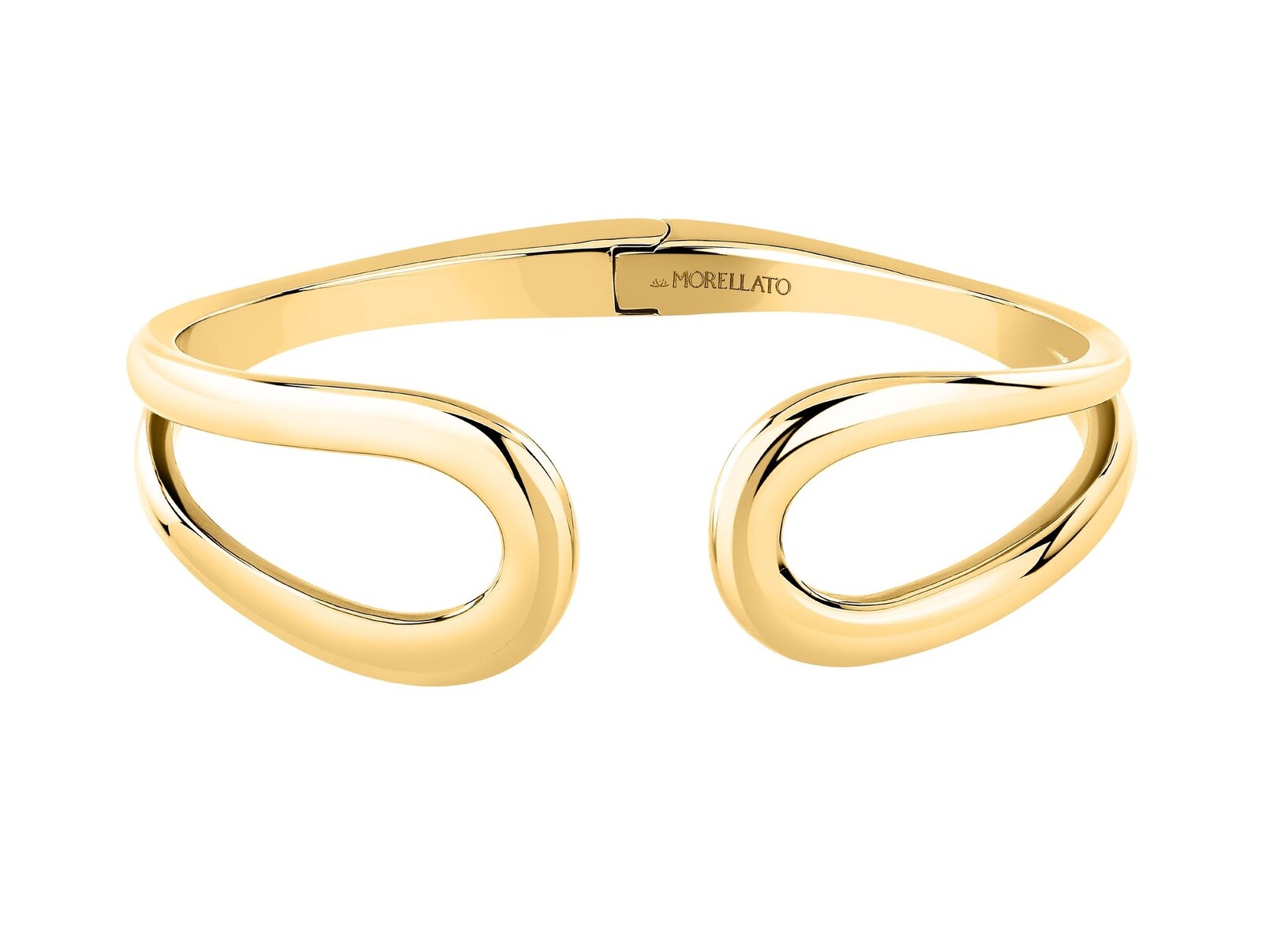 Morellato Pevný otevřený náramek z pozlacené oceli Design SAYP22 6 cm