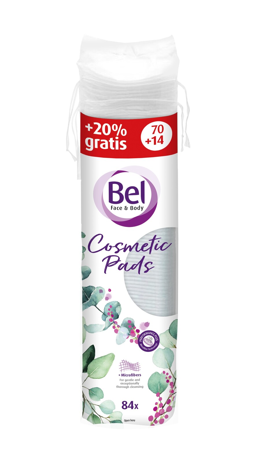Bel Kulaté odličovací tampony Face & Body Cosmetic 70 + 14 ks