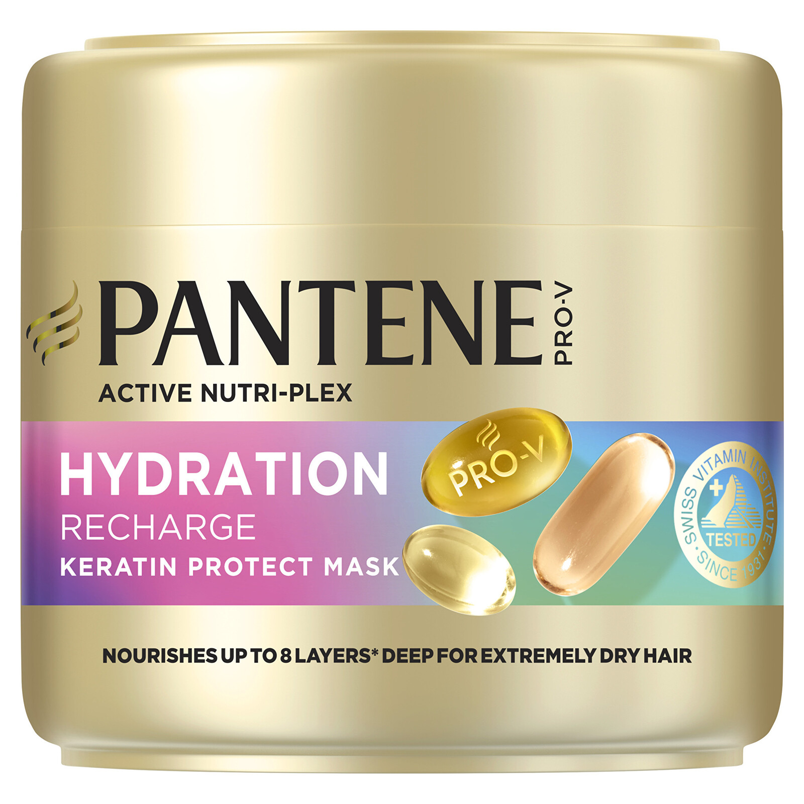 Pantene Hydratační maska na vlasy Hydration Recharge (Keratin Protect Mask) 300 ml