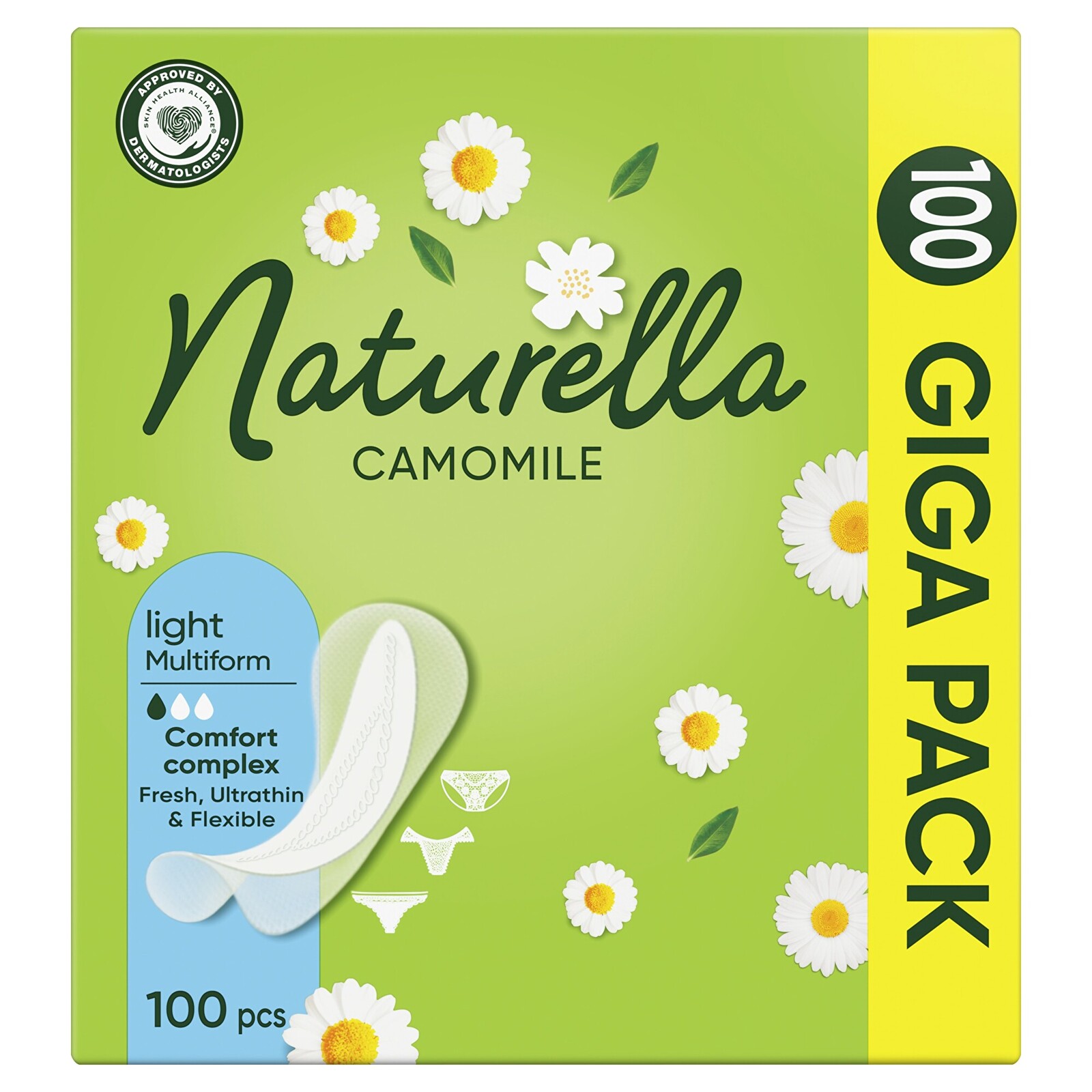 Naturella Slipové vložky Light Camomile 100 ks