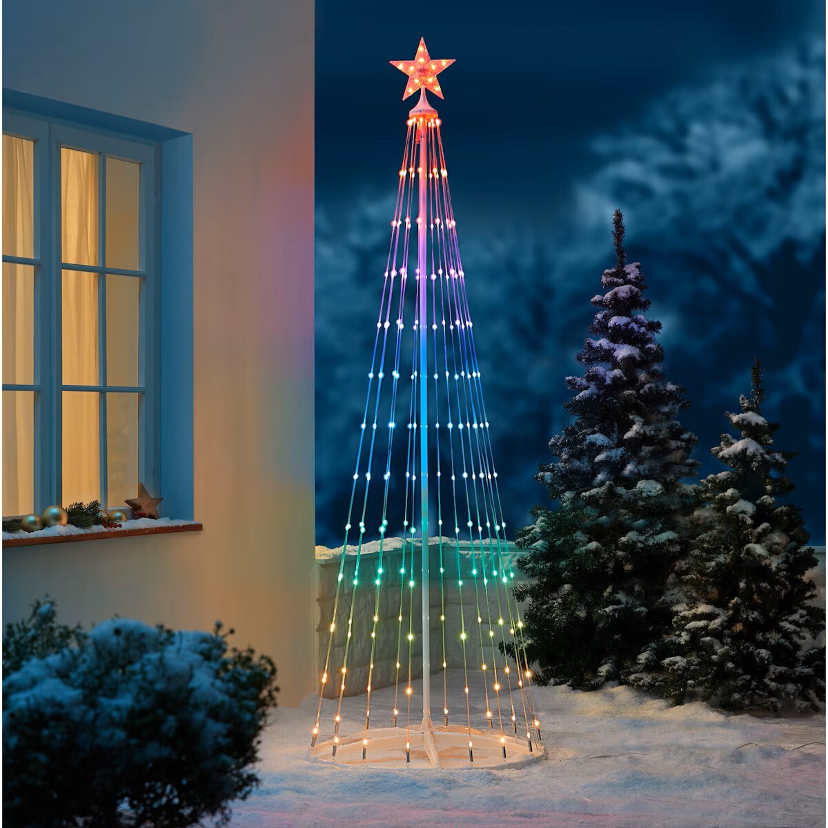 LED dekorace Vánoční strom