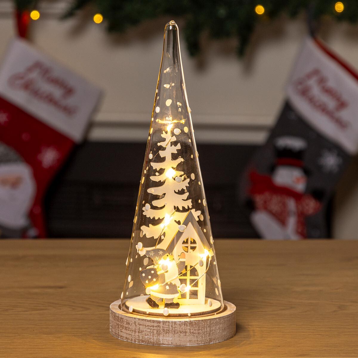 LED vánoční dekorace Zimní idyla