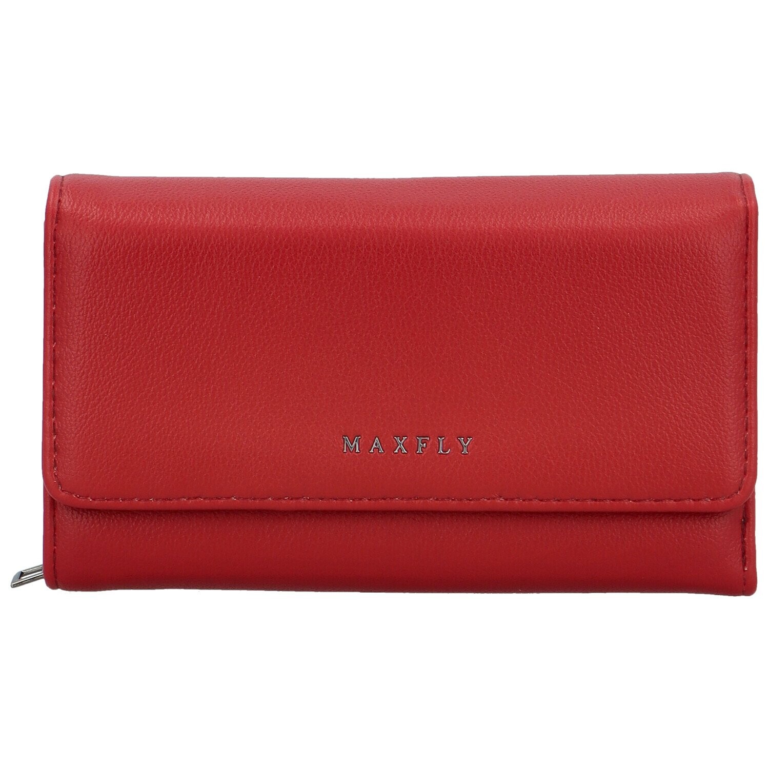 Stylová dámská koženková peněženka MaxFly Ennio, červená