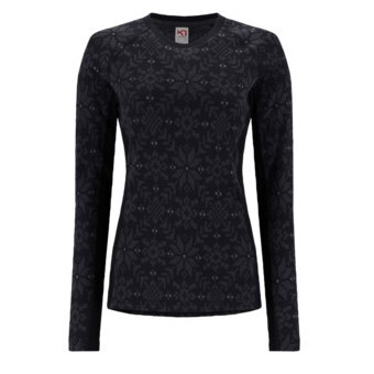 Dámské funkční triko Kari Traa Edith Long Sleeve Velikost: S / Barva: černá