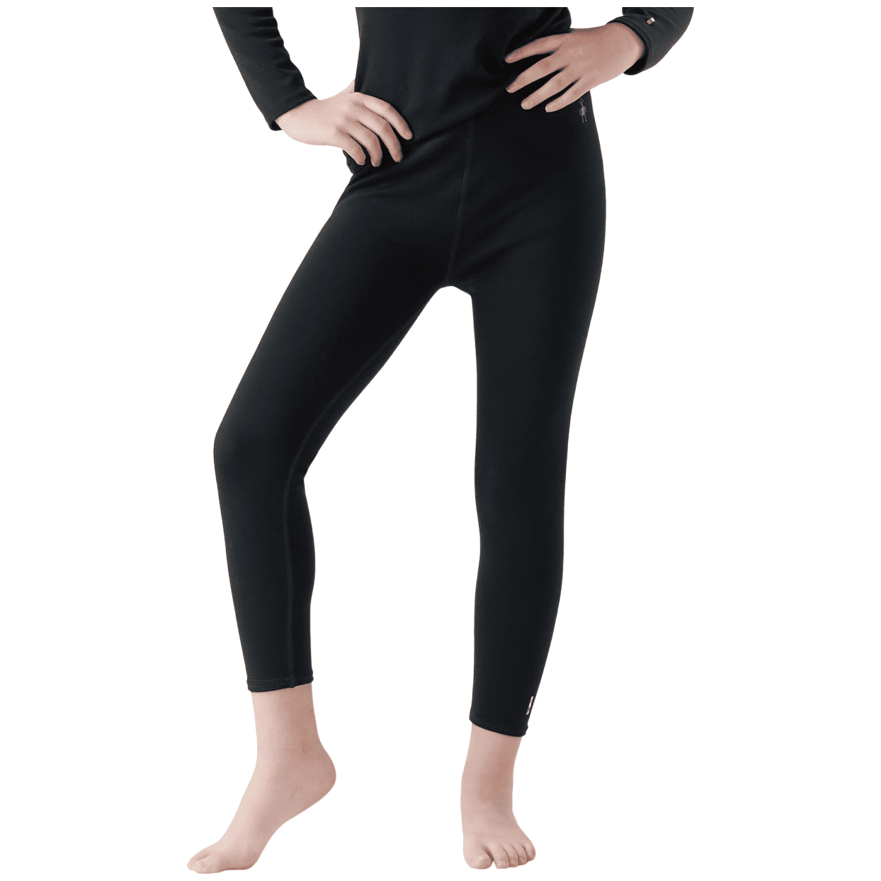 Dětské funkční spodky Smartwool Kids' Classic Thermal Merino Base Layer Bottom Dětská velikost: XL / Barva: černá
