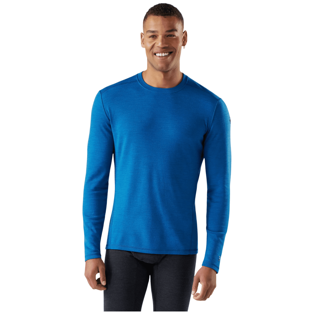Pánské funkční triko Smartwool M Classic Thermal Merino Base Layer Crew Velikost: M / Barva: modrá