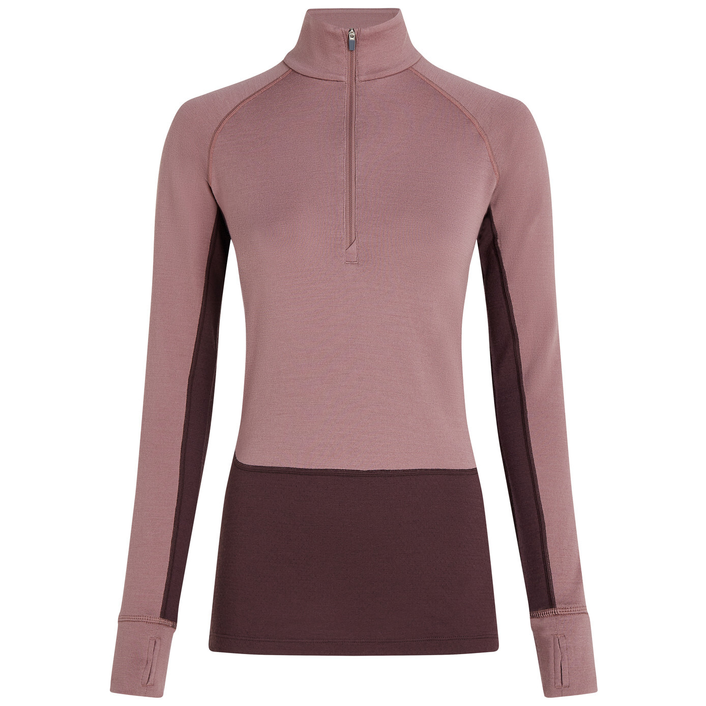 Dámská funkční mikina Icebreaker ZoneKnit™ 260 LS Half Zip Velikost: S / Barva: růžová