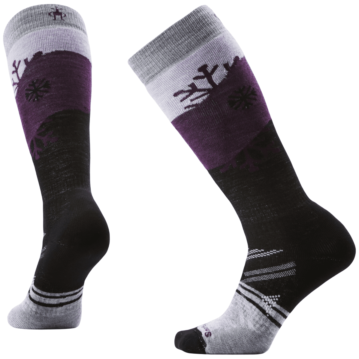 Lyžařské ponožky Smartwool W Ski Full Cushion Snowpocalypse OTC Velikost ponožek: 34-37 / Barva: fialová