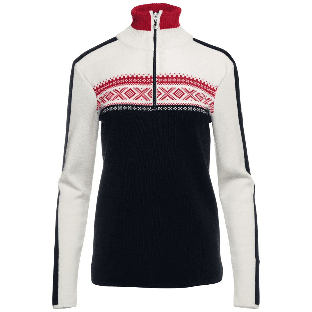 Dámský svetr Dale of Norway Dystingen Fem Sweater Velikost: M / Barva: černá/bílá