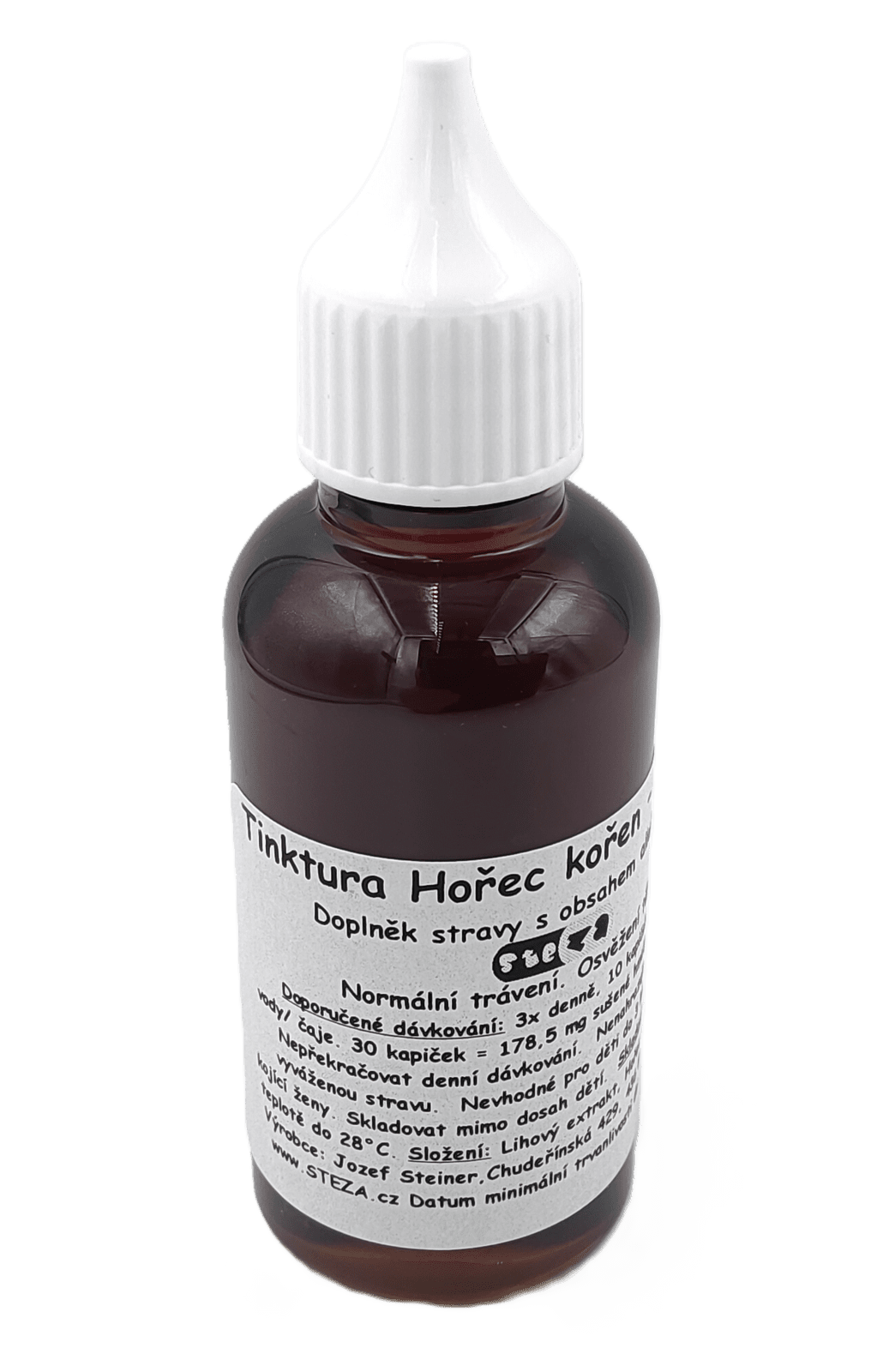 STEZA - Tinktura Hořec kořen - FORTE 5x 50ml.