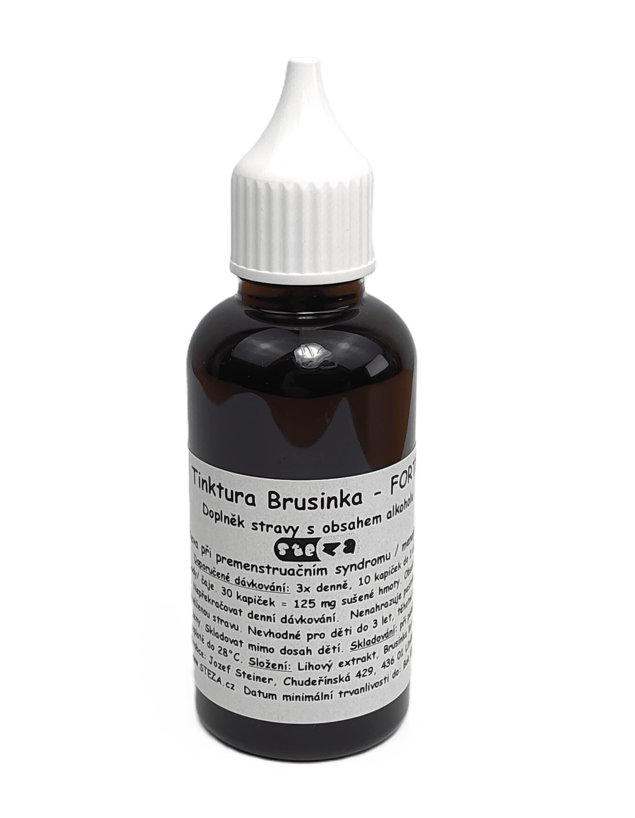 STEZA - Tinktura Brusinka - FORTE 5x 50 ml.