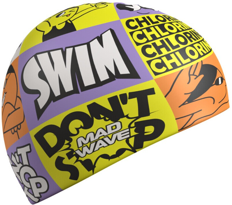 Mad Wave Non Stop Cap Žluto/fialová