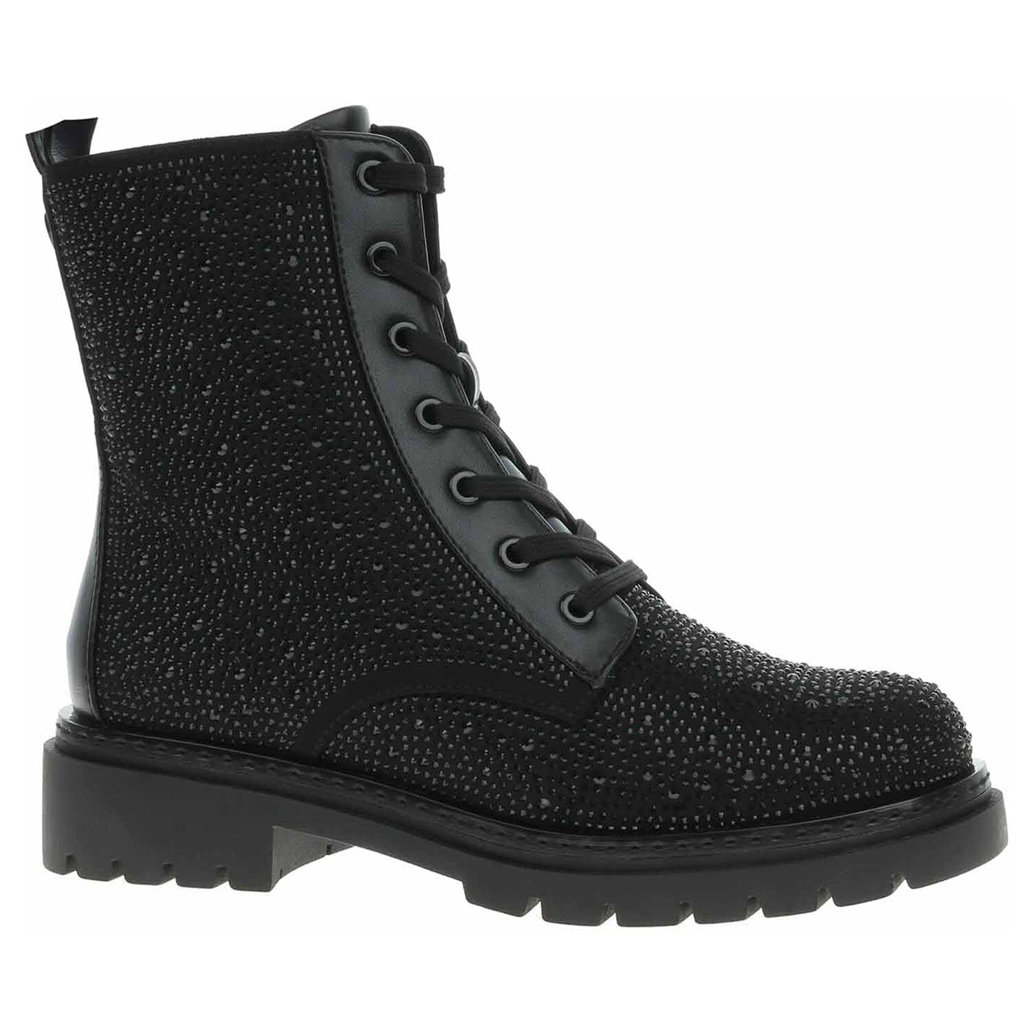 Ecco Dámská kotníková obuv Tamaris 2-25232-45 black glitter 22401346