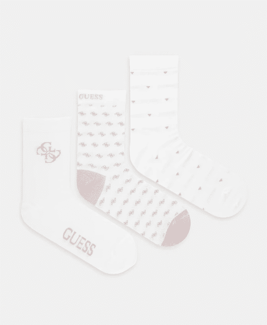 Guess 3 pack fantasy lurex socks 35-38