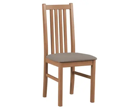 Jídelní židle Ontika, světlý ořech/béžová tkanina