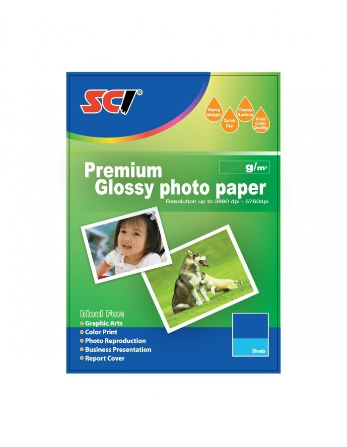 SCI Glossy Inkjet Photo Paper , 260 g/m2, 10x15cm, 20ks, lesklý, foto papír