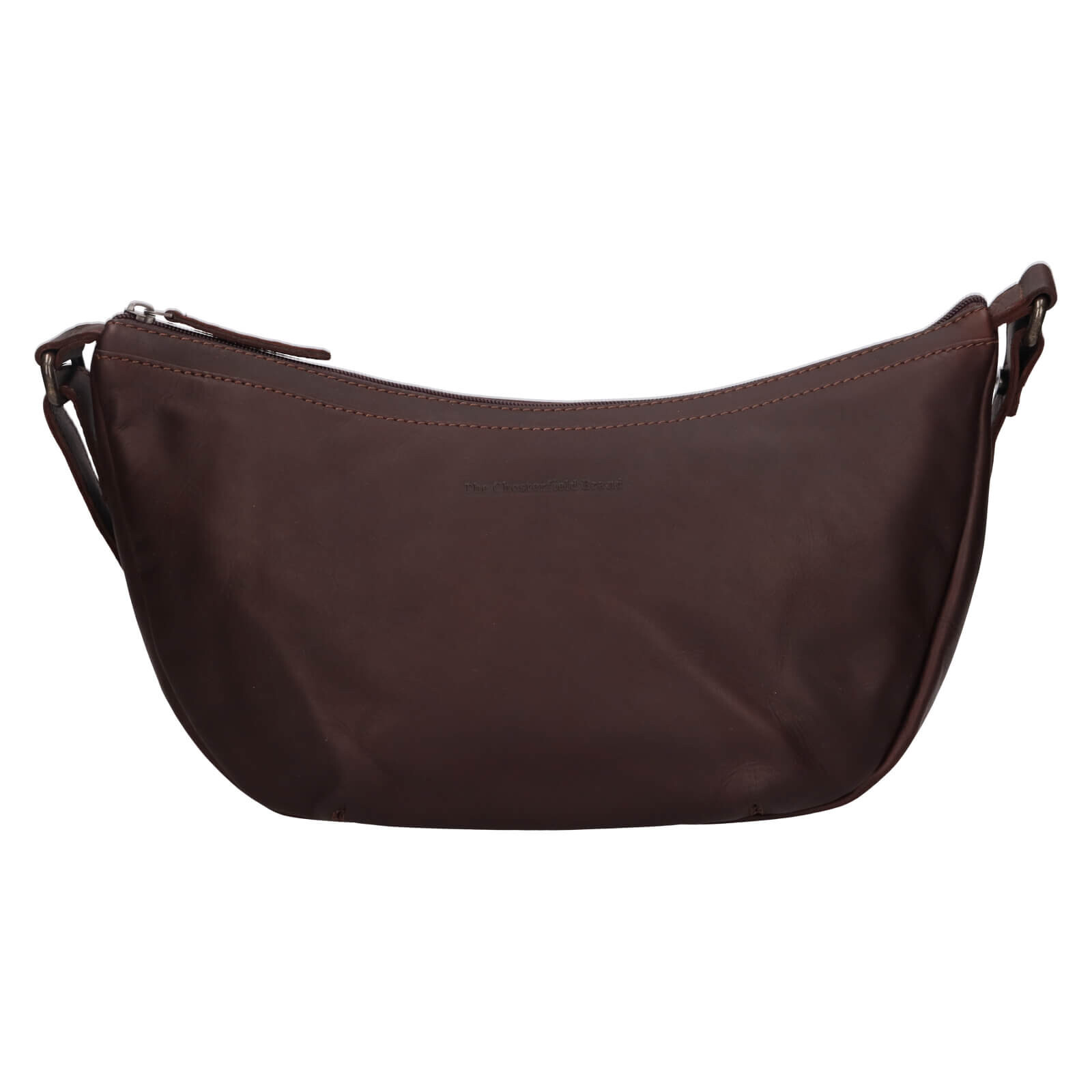 Dámská kožená crossbody kabelka The Chesterfield Brand Piemonte - tmavě hnědá