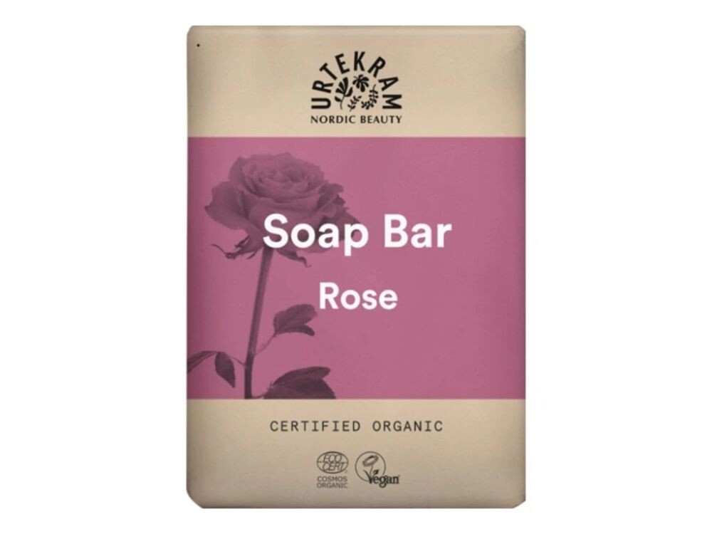 Urtekram Mýdlo Růžové 100 g BIO