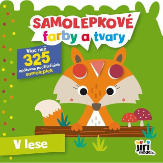 Samolepkové farby a tvary pre najmenších Zvieratká v lese