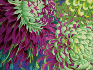 Obal na knihu - Chryzantémy fialové (L)