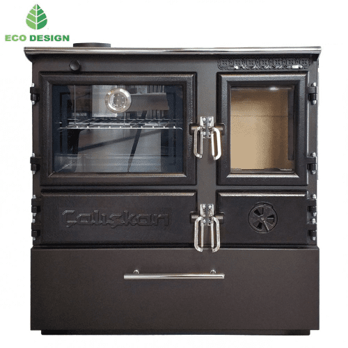 CALISKAN sporák na tuhá paliva GURMET 3D box - levý