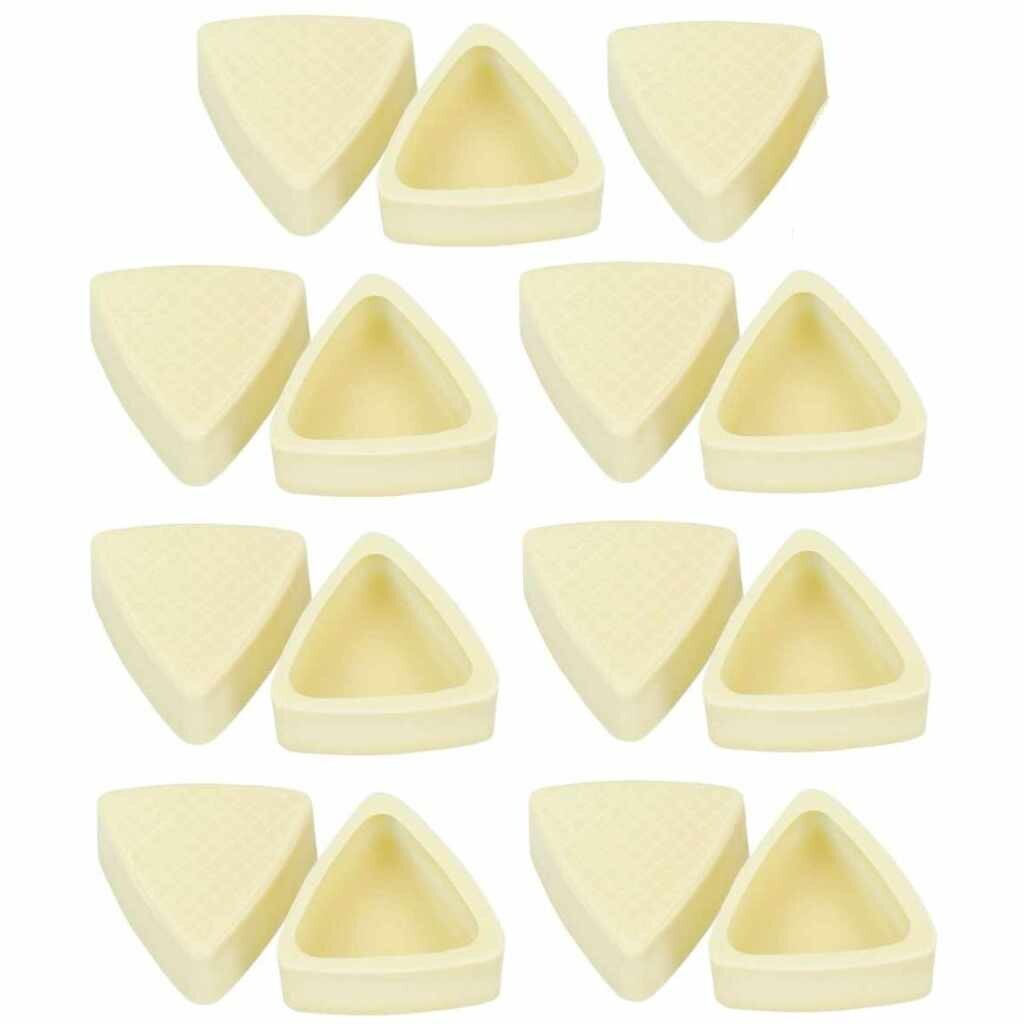 Cake Masters Bílá čokoládová mistička Trojúhelník 15ks